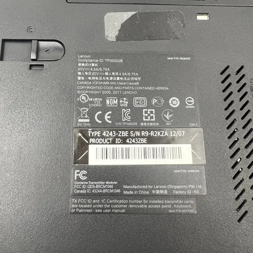 Lenovo ThinkPad T520 Intel i7-2640M 8GB 320GB HDD Linux Mint OS w/ Charger|ELP84